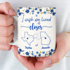 Custom Long Distance Mug - Personalized Best Friend Birthday Gifts For Women, Besties, Sisters, BFF - Friendship With No Borders