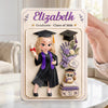 Custom Action Figure Acrylic Plaque - Personalized Graduation Gifts For Her - She Believed, She Achieved