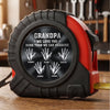 Custom Tape Measure - Personalized Father's Day Gifts For Dad, Grandpa - Trust Dad With Tools