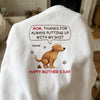 Custom Unisex T-shirt, Premium T-shirt, Hoodie - Personalized Mother's Day Birthday Gifts For Dog Cat Lovers, Dog Dad And Mom, Cat Owners - Chaos, Cuddles And Dog Hair