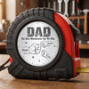 Custom Tape Measure - Personalized Father's Day Gifts For Dad, Grandpa - Dad Built It Better