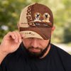 Custom Hat, All Over Print Classic Cap - Personalized Birthday Gifts For Dog Lovers, Dog Dad And Mom - Forever Loved By Wagging Tails