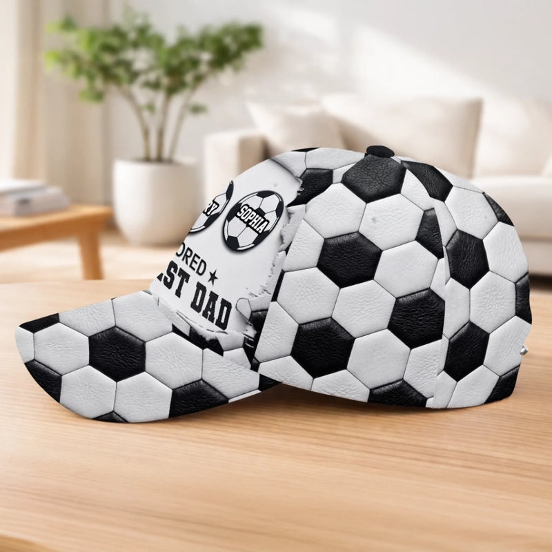 Custom LA 2026 Soccer Dad Cap - Personalized Birthday Gifts For Dad, Grandpa, Soccer Lovers, Sports Fans, Sports Lovers - Game Day Hero
