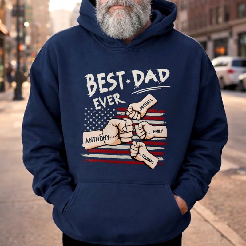 Custom Unisex T-shirt, Premium T-shirt, Hoodie - Personalized America 250th Anniversary Father's Day Birthday Gifts For Dad, Grandpa - Dad Life No Days Off