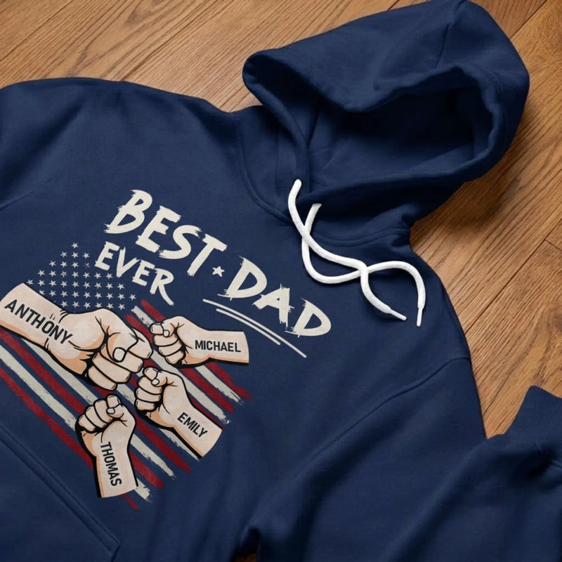 Custom Unisex T-shirt, Premium T-shirt, Hoodie - Personalized America 250th Anniversary Father's Day Birthday Gifts For Dad, Grandpa - Dad Life No Days Off