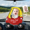 Custom Photo Acrylic Car Ornament - Personalized  Funny Gifts For Best Friends, Family - Tiny Copilot On Duty