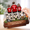 Custom LA 2026 Soccer Dad 2-Layered Wooden Plaque - Personalized Father's Day Gifts For Dad, Grandpa, Soccer Lovers, Sports Fans, Sports Lovers - Built For The Soccer Life