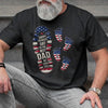 Custom Unisex T-shirt, Premium T-shirt, Hoodie - Personalized America 250th Anniversary Father's Day Birthday Gifts For Dad, Grandpa - Grandpa The Legend Lives