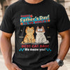 Custom Unisex T-shirt, Premium T-shirt, Hoodie - Personalized Father's Day Gifts For Cat Lovers, Cat Mom And Dad - Dad Of The Whisker Squad