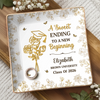 Custom Full-Print Jewelry Dish - Personalized Graduation Gifts For Him, Her - Blooming Into Her Next Era