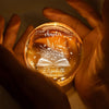 Custom Crystal Globe Lamp - Personalized Retirement Gifts For Women, Men - Let The Golden Days Begin