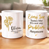 Custom Mug - Personalized Retirement Gifts For Women, Men - Cheers To No More Mondays