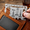 Custom Multi Tool Card With Leather Case - Personalized Father's Day Birthday Gifts For Dad, Grandpa - Crafted With Love And Strength