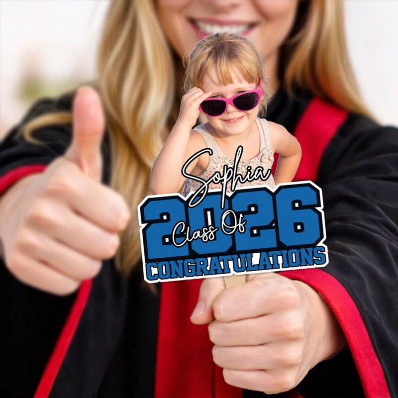Custom Photo Hand Fan - Personalized Graduation Gifts For Him, Her - The Best Is Yet To Come