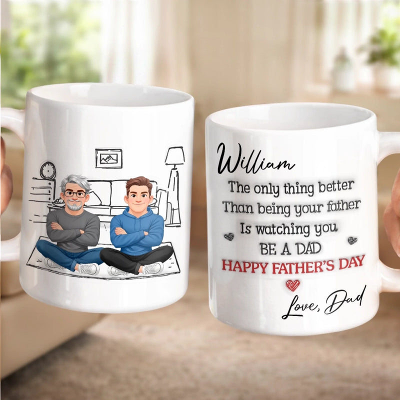 Custom Mug - Personalized Father's Day Birthday Gifts For Son - My Son My Legacy