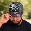 Custom Hat, All Over Print Classic Cap - Personalized America 250th Anniversary Father's Day Birthday Gifts For Dad, Grandpa - Dad’s Power Comes From Love