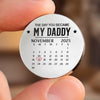 Custom Photo Pocket Hug - Personalized Father's Day, Baby Shower, Gender Reveal Gifts For New Moms, New Dads, New Parents - First Cuddles, Forever Love