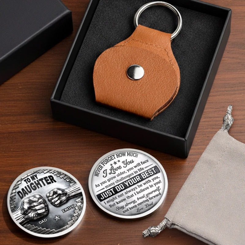Custom Pocket Hug - Personalized Birthday Gifts For Granddaughter - Keep This Close To Your Heart