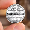 Custom Pocket Hug - Personalized Birthday Gifts For Granddaughter - Keep This Close To Your Heart