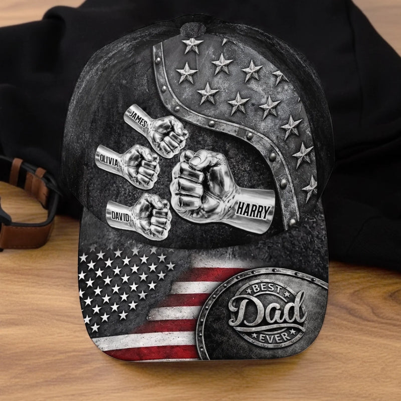 Custom Hat, All Over Print Classic Cap - Personalized Father's Day Birthday Gifts For Dad, Grandpa - Dad, My Everyday Hero