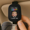 Custom Leather Car Visor - Personalized Father's Day Gifts For Dad, Grandpa - Guardian Of Our Journey