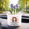 Custom Glass Everlasting Tulips - Personalized Retirement Gifts For Teachers, Women - Enjoy The Next Chapter