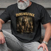 Custom Unisex T-shirt, Premium T-shirt, Hoodie - Personalized Father's Day Birthday Gifts For Dad, Grandpa - Strength Of The Pack Runs Deep