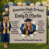 Custom Photo Graduation Backdrop - Personalized Graduation Gifts For Him, Her - Made It And Just Getting Started