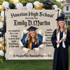 Custom Photo Graduation Backdrop - Personalized Graduation Gifts For Him, Her - Made It And Just Getting Started