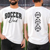 Custom LA 2026 Soccer Dad Unisex T-shirt - Personalized Father's Day Birthday Gifts For Dad, Grandpa, Soccer Lovers, Sports Fans, Sports Lovers - The Man Behind Every Win