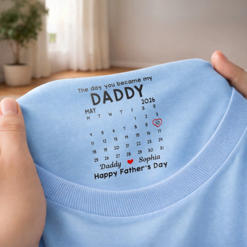 Custom Inside Neck Print T-Shirt - Personalized Father's Day Birthday Gifts For Dad, Grandpa - Love You More Than Words