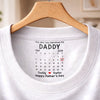 Custom Inside Neck Print T-Shirt - Personalized Father's Day Birthday Gifts For Dad, Grandpa - Love You More Than Words