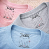 Custom Inside Neck Print T-Shirt - Personalized Father's Day Birthday Gifts For Dad, Grandpa - Love You More Than Words