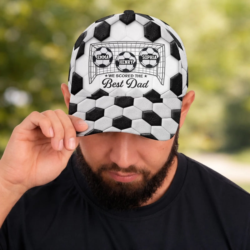 Custom LA 2026 Soccer Dad Cap - Personalized Birthday Gifts For Dad, Grandpa, Soccer Lovers, Sports Fans, Sports Lovers - Born For Match Day
