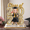 Custom Acrylic Plaque - Personalized Graduation Gifts For Him, Her - One Milestone, Endless Shine