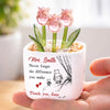 Custom Glass Everlasting Tulips - Personalized Graduation Gifts For Teachers - The Quiet Hero Behind Every Success