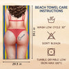 Custom Beach Towel - Personalized Summer Vacation And Travel Gifts For Best Friends, Family - Sun, Sand And Good Vibes