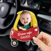 Custom Photo Acrylic Car Visor Clip - Personalized Father's Day Gifts For Dad, Grandpa - Precious Cargo In His Heart