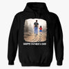 Custom Unisex T-shirt, Premium T-shirt, Hoodie - Personalized Father's Day Birthday Gifts For Dad, Grandpa - Dad Is Always There