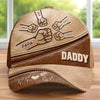 Custom Hat, All Over Print Classic Cap - Personalized Father's Day Birthday Gifts For Dad, Grandpa - Forever Proud To Call You Dad