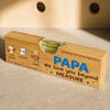 Custom Wooden Bottle Opener With Built-in Spirit Level - Personalized Father's Day Birthday Gifts For Dad, Grandpa - The Heart Of The Family
