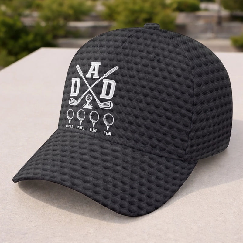 Custom Hat, All Over Print Classic Cap - Personalized Father's Day Birthday Golf Gifts For Dad, Grandpa - Golf Is Always A Good Idea