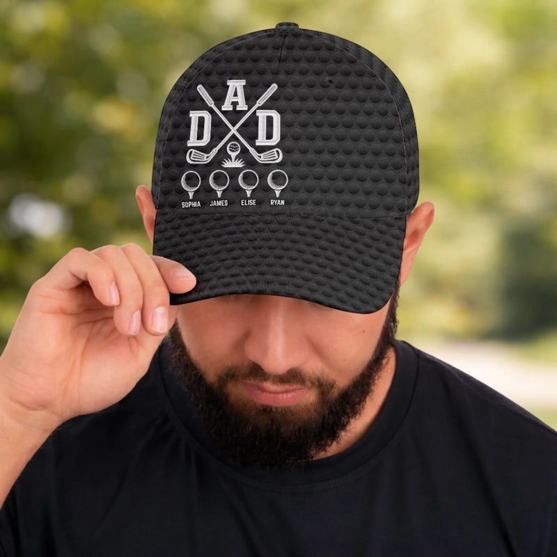 Custom Hat, All Over Print Classic Cap - Personalized Father's Day Birthday Golf Gifts For Dad, Grandpa - Golf Is Always A Good Idea