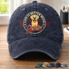 Custom Vintage Washed Denim Baseball Cap - Personalized Father's Day Gifts For Dog Lovers, Dog Dad And Mom - Dog Dad, Snack Master