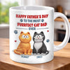 Custom 3D Inflated Effect Printed Mug - Personalized Father's Day Birthday Gifts For Cat Lovers, Cat Mom And Dad - Pawsitively Purrfect Moments