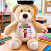 Custom Graduation Plush Bear - Personalized Graduation Gifts For Kids - Future Legend In A Tiny Cap