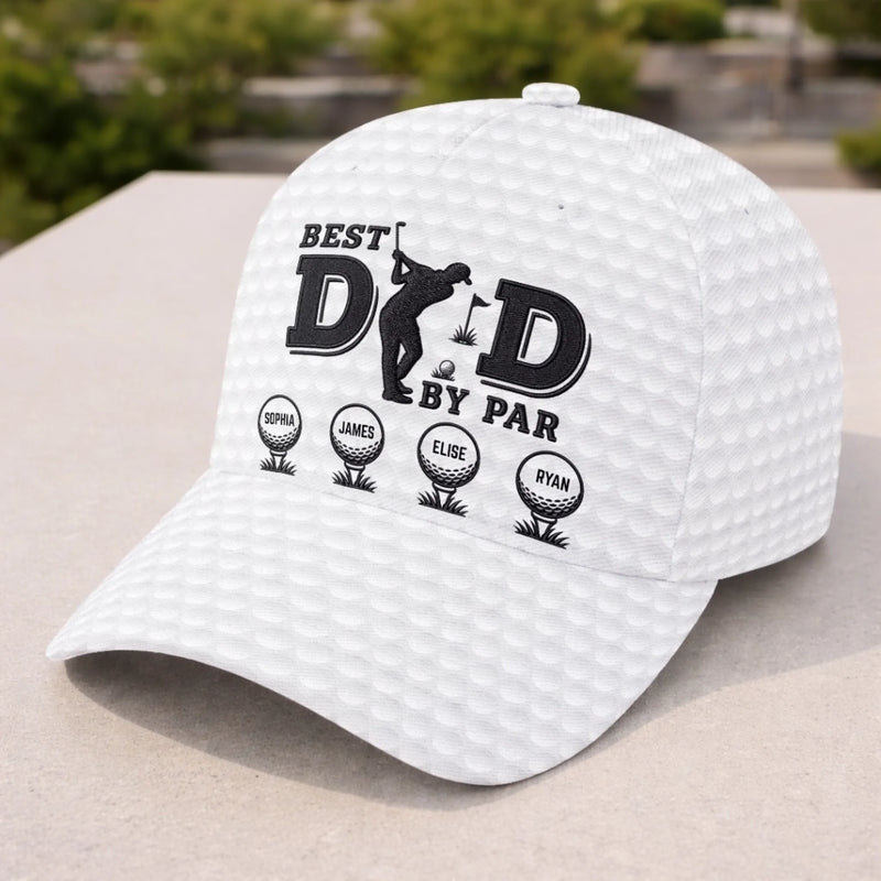 Custom Hat, All Over Print Classic Cap - Personalized Father's Day Birthday Golf Gifts For Dad, Grandpa - The Best Dad Ever