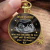 Custom Photo Pocket Watch - Personalized Father's Day, Baby Shower, Gender Reveal Gifts For New Dads, Grandpas - Love At First Ultrasound