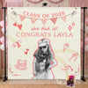 Custom Photo Backdrop - Personalized Graduation Gifts For Him, Her - Congrats To The Little Star