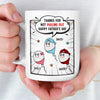 Custom Mug - Personalized Father's Day Birthday Gifts For Dad, Grandpa - Thanks For Not Giving Up On Me